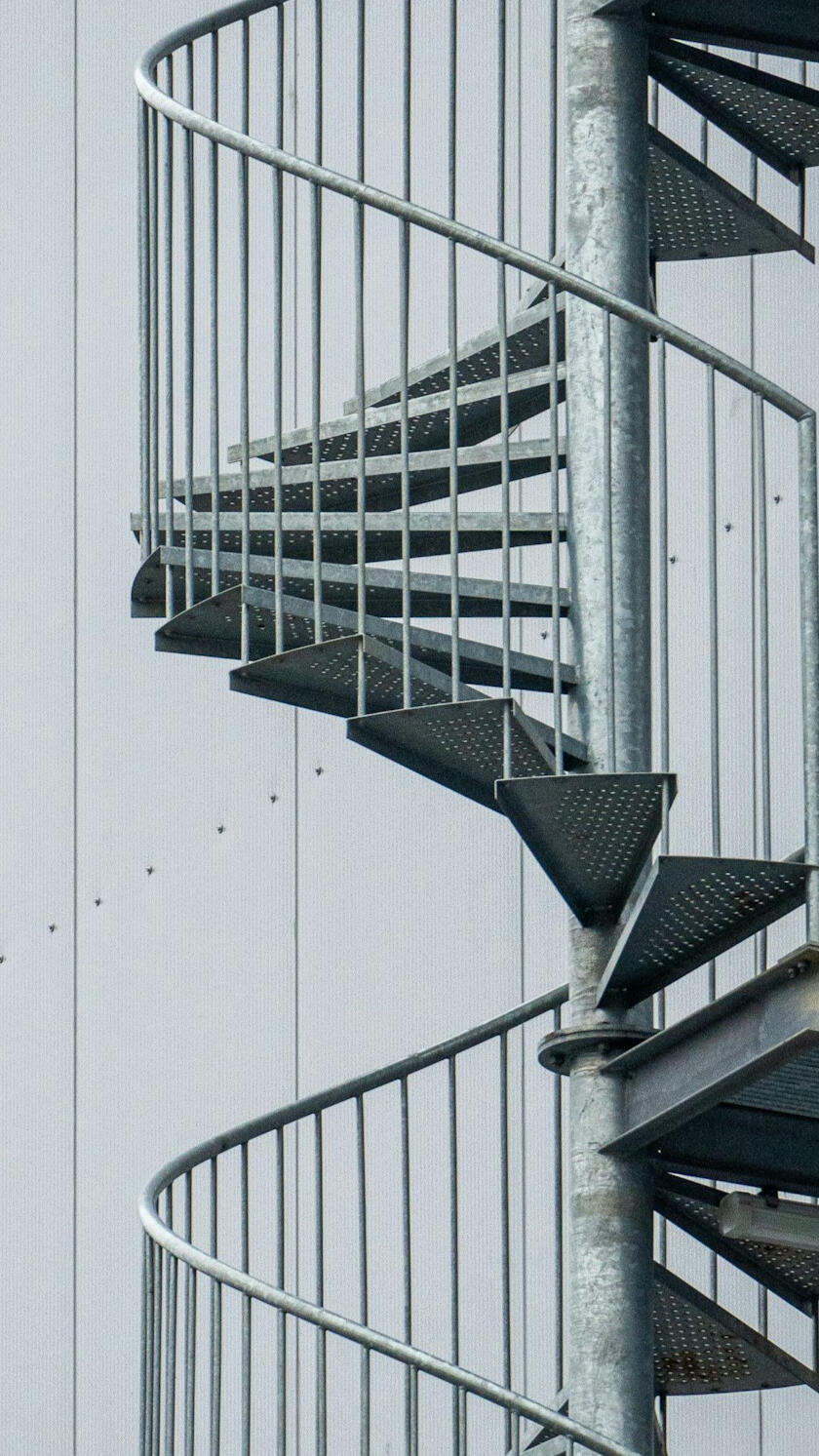 Spiral staircase representing career and leadership growth